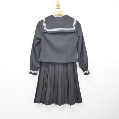 【中古】三重県 松阪高等学校 女子制服 3点（セーラー服・スカート）sf036745