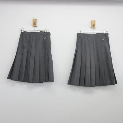 【中古】京都府 北稜高等学校 女子制服 4点（シャツ・スカート・スカート）sf036754