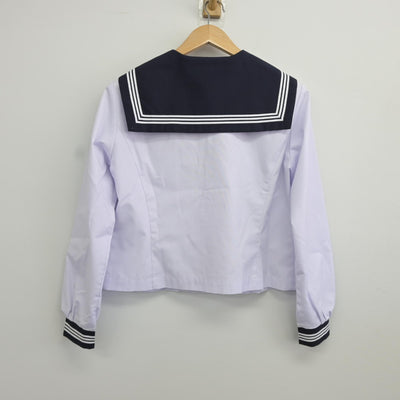 【中古】静岡県 福田中学校 女子制服 3点（セーラー服・スカート）sf036757