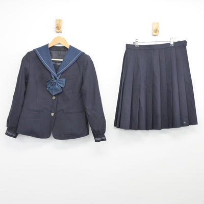 【中古】東京都 晴海総合高等学校 女子制服 3点（ブレザー・スカート）sf036773