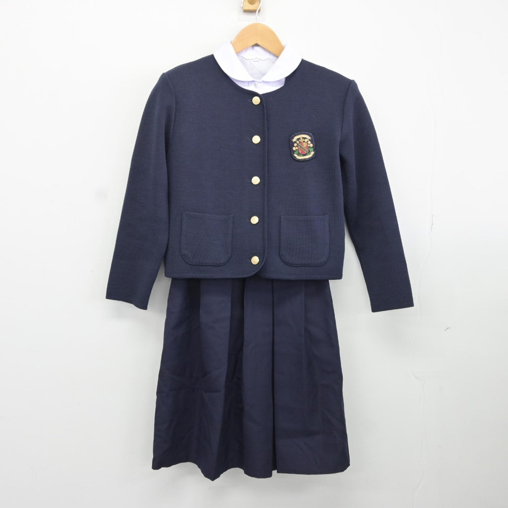 中古】福岡県 福岡雙葉小学校 女子制服 3点（ブレザー・シャツ・ジャンパースカート）sf036793 | 中古制服通販パレイド