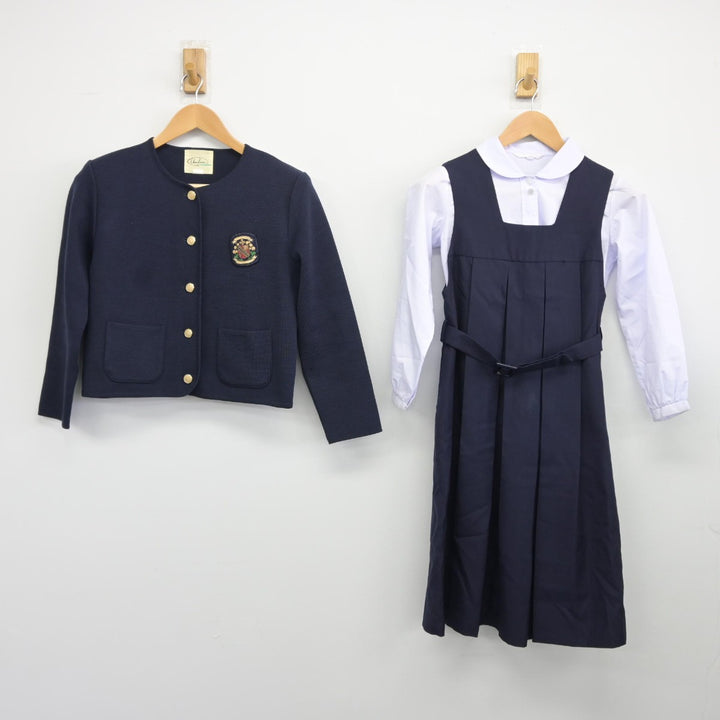 中古】福岡県 福岡雙葉小学校 女子制服 3点（ブレザー・シャツ・ジャンパースカート）sf036793 | 中古制服通販パレイド