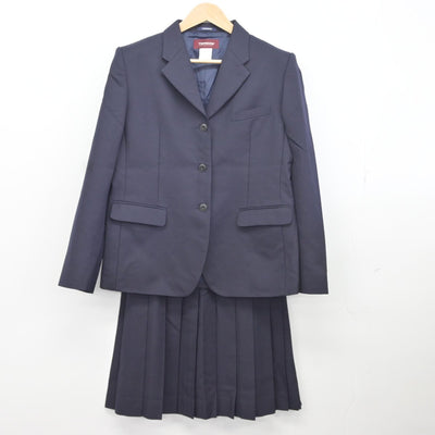 【中古】埼玉県 浦和南高等学校 女子制服 4点（ブレザー・ニットベスト・スカート）sf036808