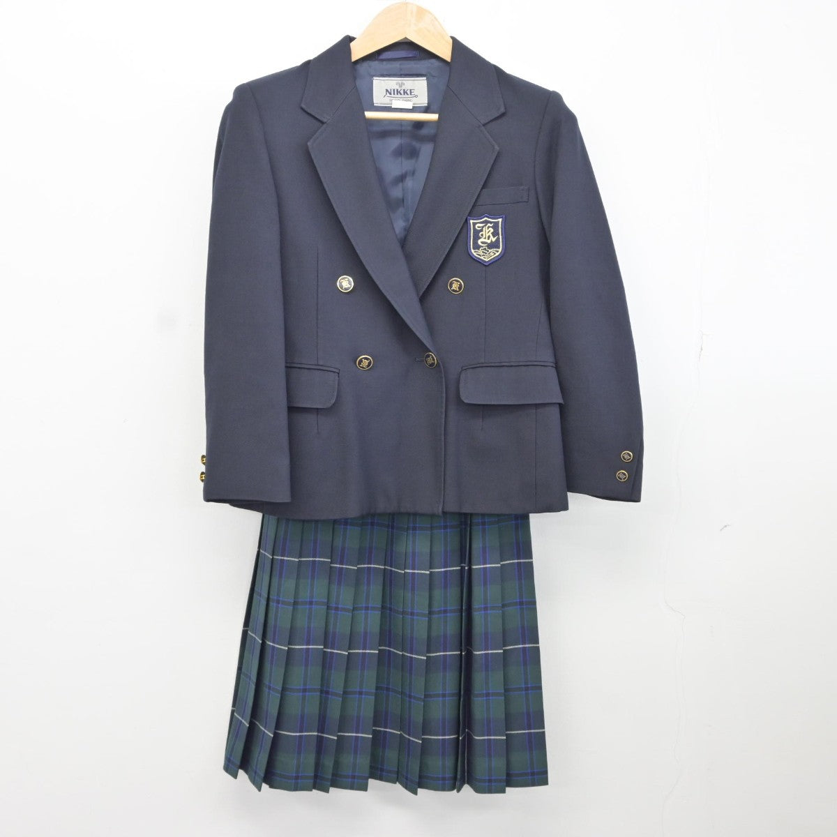 【中古】東京都 共栄学園高等学校 女子制服 3点（ブレザー・スカート・スカート）sf036812