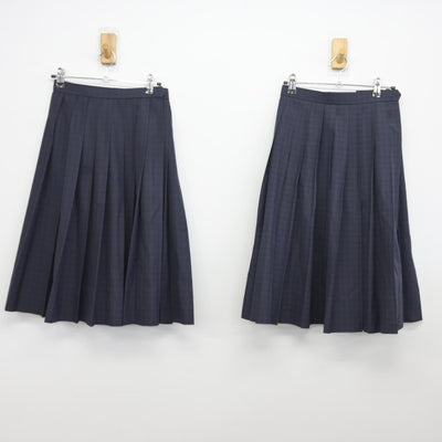 【中古】福岡県 福岡市内中学標準服 女子制服 5点（ブレザー・シャツ・スカート）sf036814