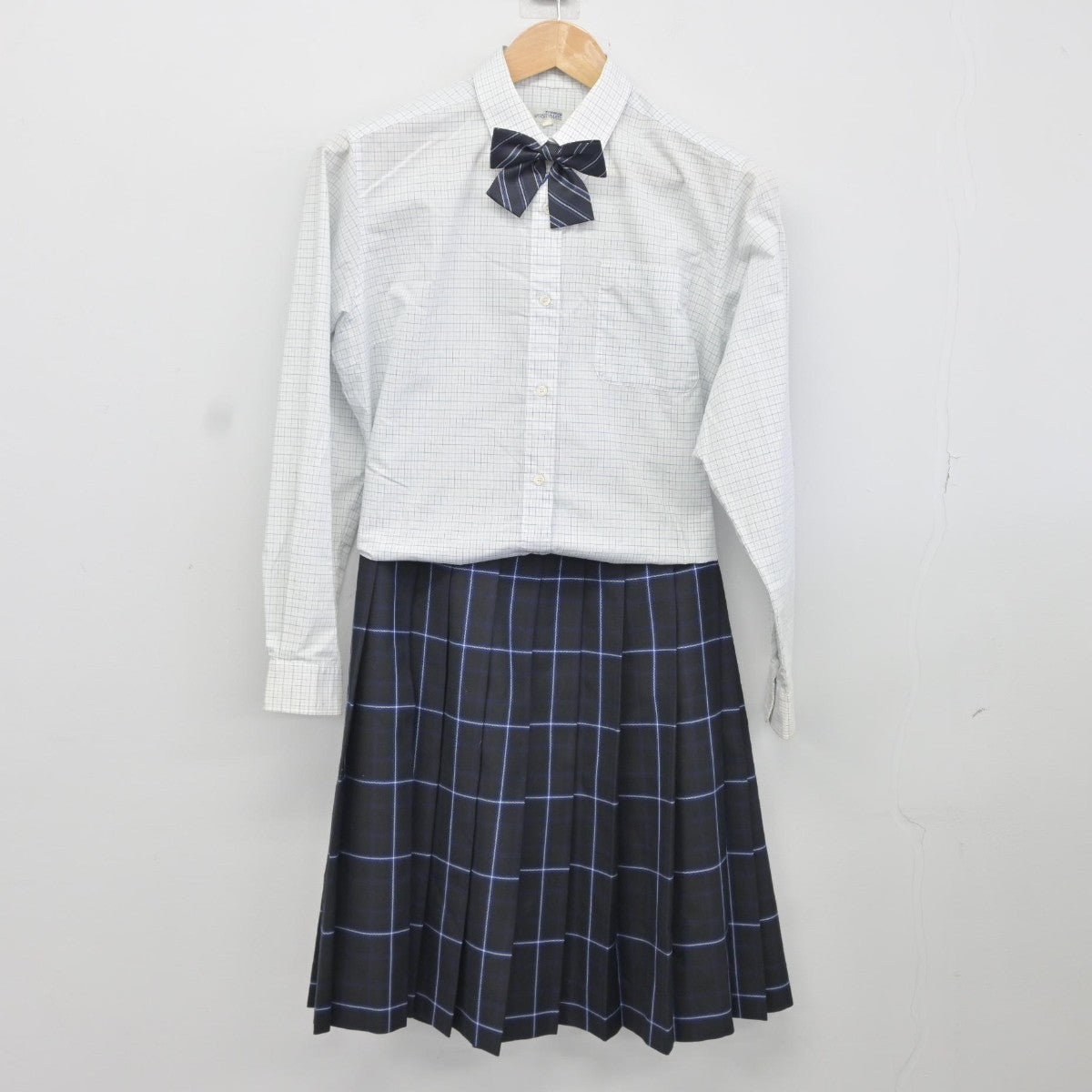 【中古】高知県 春野高等学校 女子制服 4点（ブレザー・シャツ・スカート）sf036831