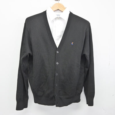 【中古】岐阜県 安達学園中京高等学校 男子制服 2点（ニット・シャツ）sf036835