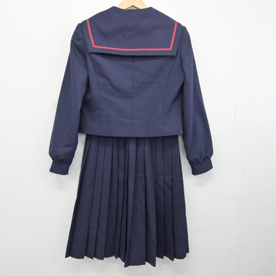 【中古】岐阜県 瑞浪中学校 女子制服 3点（セーラー服・スカート）sf036839