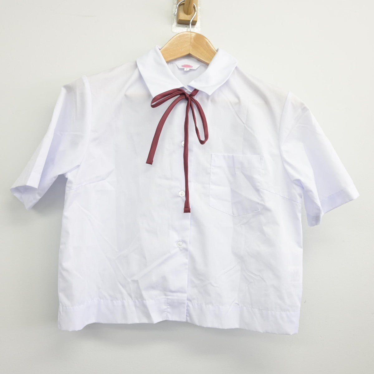 【中古】岐阜県 瑞浪中学校 女子制服 3点（シャツ・スカート）sf036840