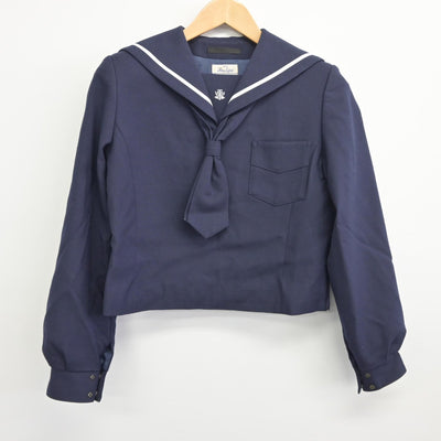 【中古】北海道 江別第一中学校 女子制服 3点（セーラー服・スカート）sf036845