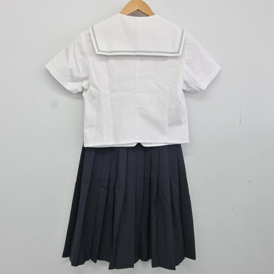 【中古】兵庫県 姫路工業高等学校 女子制服 3点（セーラー服・セーラー服・スカート）sf036854