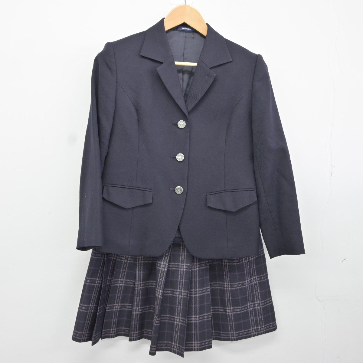 【中古】宮城県 多賀城高等学校 女子制服 2点（ブレザー・スカート）sf036865