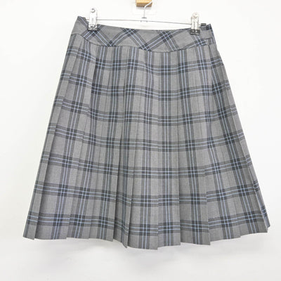 【中古】宮城県 多賀城高等学校 女子制服 2点（ニットベスト・スカート）sf036866