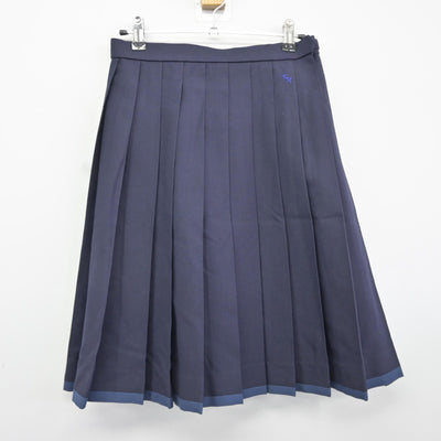 【中古】徳島県 小松島西高等学校 女子制服 3点（ブレザー・ベスト・スカート）sf036868