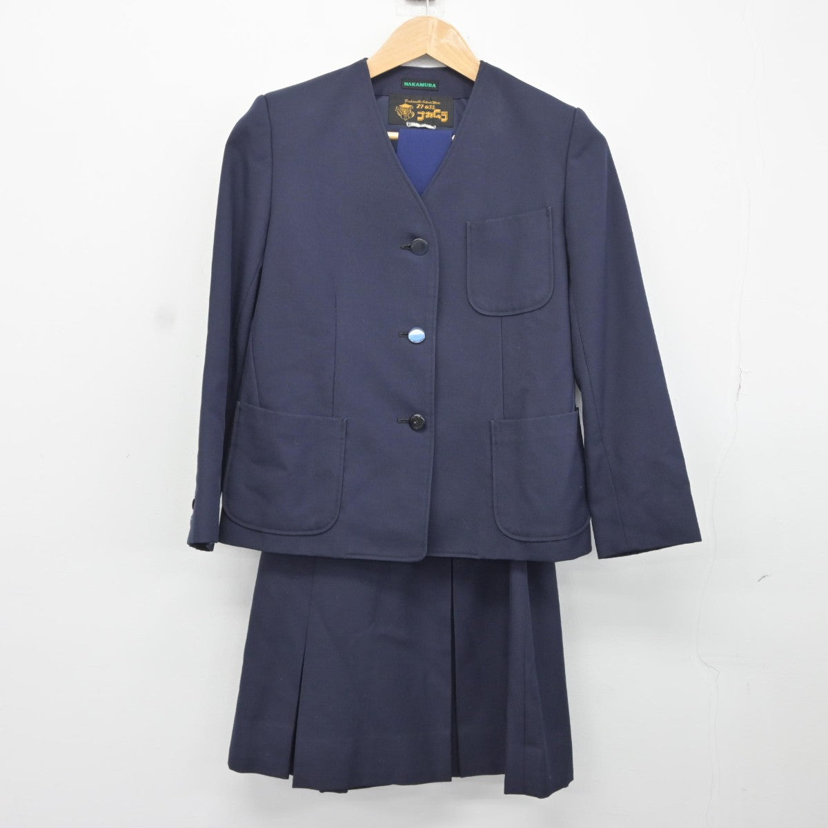 【中古】神奈川県 上溝中学 女子制服 4点（ブレザー・スカート・スカート）sf036874