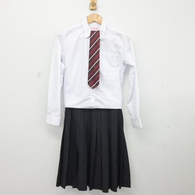 【中古】東京都 成瀬台中学校 女子制服 4点（ブレザー・シャツ・スカート）sf036875