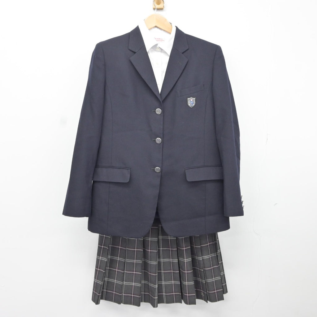 中古】茨城県 水海道第二高等学校 女子制服 3点（ブレザー・シャツ・スカート）sf036899 | 中古制服通販パレイド