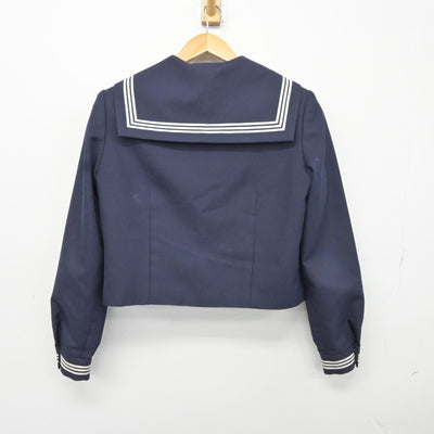 【中古】和歌山県 湯浅中学校 女子制服 3点（セーラー服・スカート）sf036927