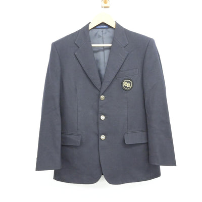 【中古】千葉県 千葉経済大学附属高等学校 男子制服 3点（ブレザー・ズボン）sf036945