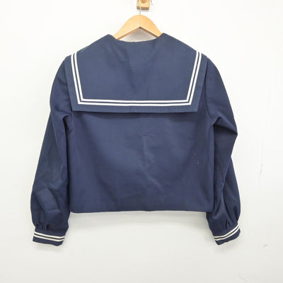 【中古】宮崎県 都城市立祝吉中学校 女子制服 2点（セーラー服・スカート）sf036979