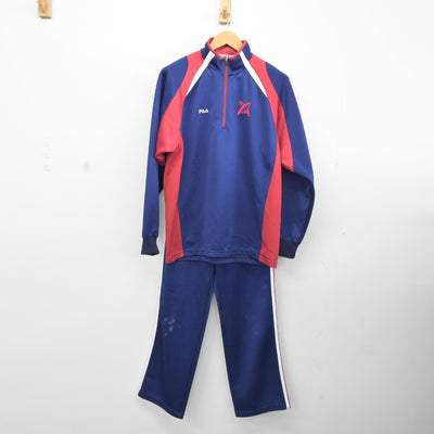 【中古】宮崎県 都城工業高等学校 男子制服 2点（ジャージ 上・ジャージ 下）sf036982