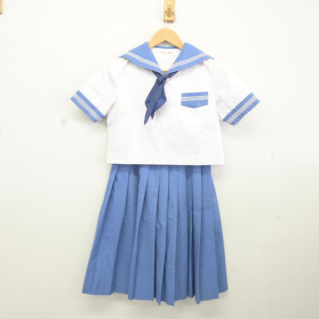 中古】福岡県 筑前町立夜須中学校 女子制服 3点（セーラー服・スカート）sf036984 | 中古制服通販パレイド