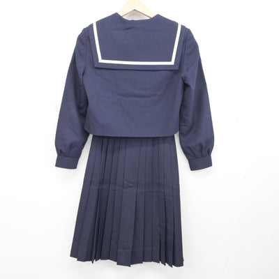 【中古】愛知県 松蔭高等学校 女子制服 3点（セーラー服・スカート）sf036998