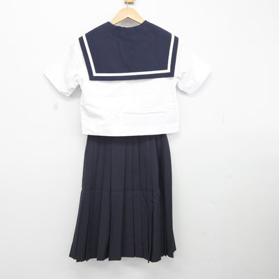 【中古】愛知県 松蔭高等学校 女子制服 2点（セーラー服・スカート）sf036999