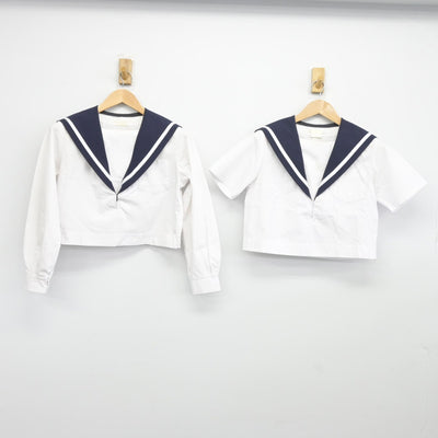 【中古】愛知県 松蔭高等学校 女子制服 2点（セーラー服）sf037000