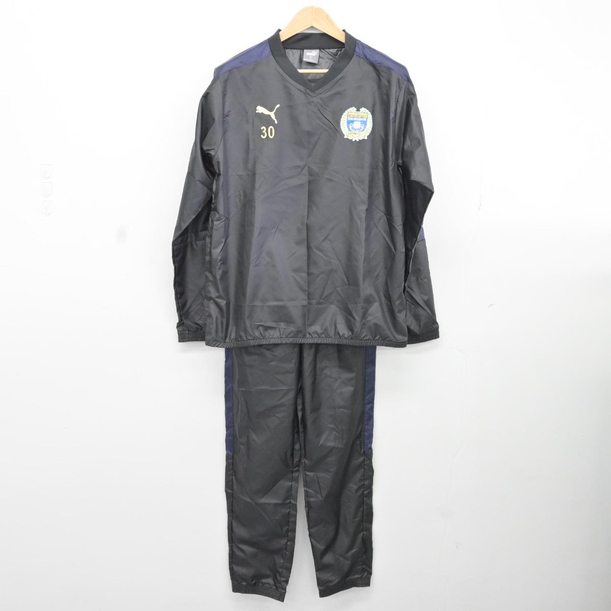 【中古】大阪府 関西福祉科学大学高等学校/サッカー部ユニフォーム 男子制服 2点（部活ユニフォーム 上・部活ユニフォーム 下）sf037012