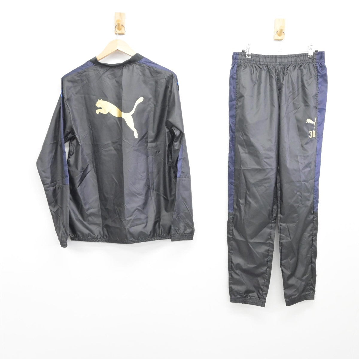 【中古】大阪府 関西福祉科学大学高等学校/サッカー部ユニフォーム 男子制服 2点（部活ユニフォーム 上・部活ユニフォーム 下）sf037012