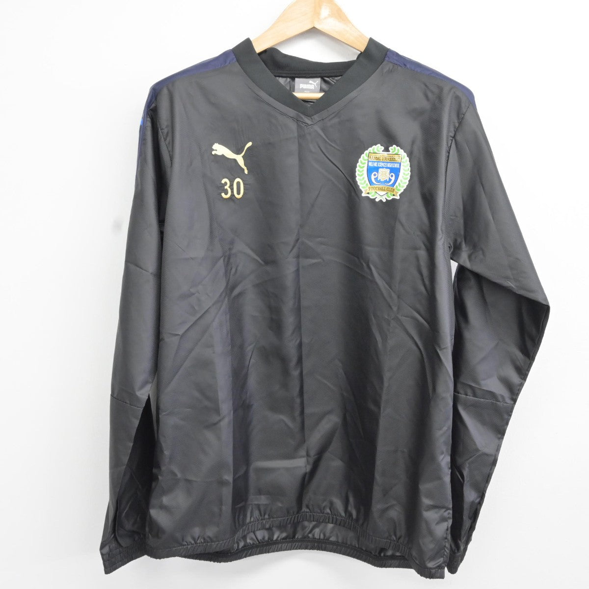 【中古】大阪府 関西福祉科学大学高等学校/サッカー部ユニフォーム 男子制服 2点（部活ユニフォーム 上・部活ユニフォーム 下）sf037012