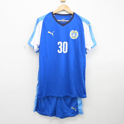 【中古】大阪府 関西福祉科学大学高等学校/サッカー部ユニフォーム 男子制服 3点（部活ユニフォーム 上・部活ユニフォーム 下）sf037014