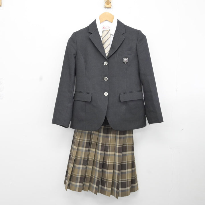 中古】東京都 京華女子高等学校 女子制服 5点（ブレザー・シャツ