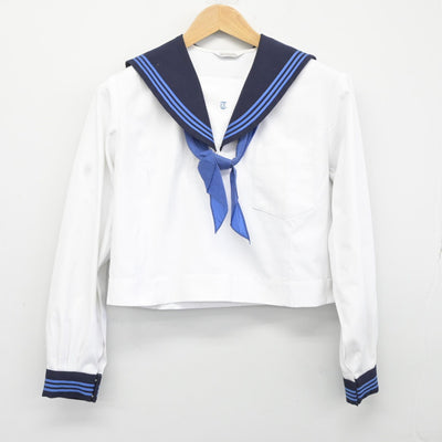 【中古】熊本県 東稜高等学校 女子制服 2点（セーラー服）sf037029