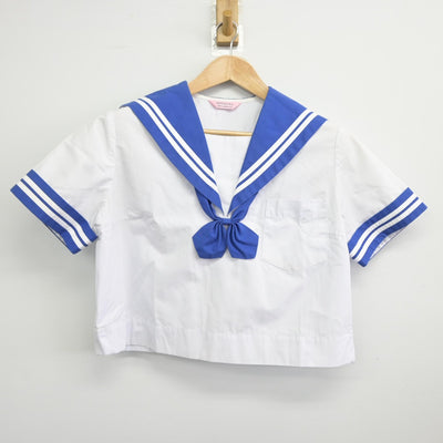 【中古】熊本県 託麻中学校 女子制服 3点（セーラー服・スカート）sf037041