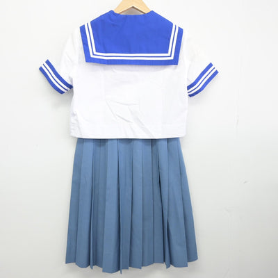 【中古】熊本県 託麻中学校 女子制服 3点（セーラー服・スカート）sf037042