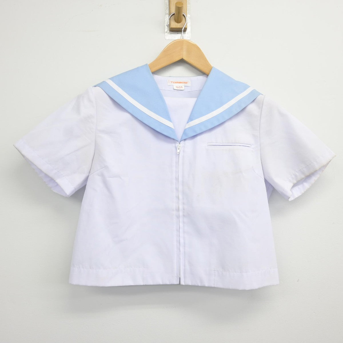 【中古】神奈川県 鵜野森中学校 女子制服 2点（セーラー服）sf037059