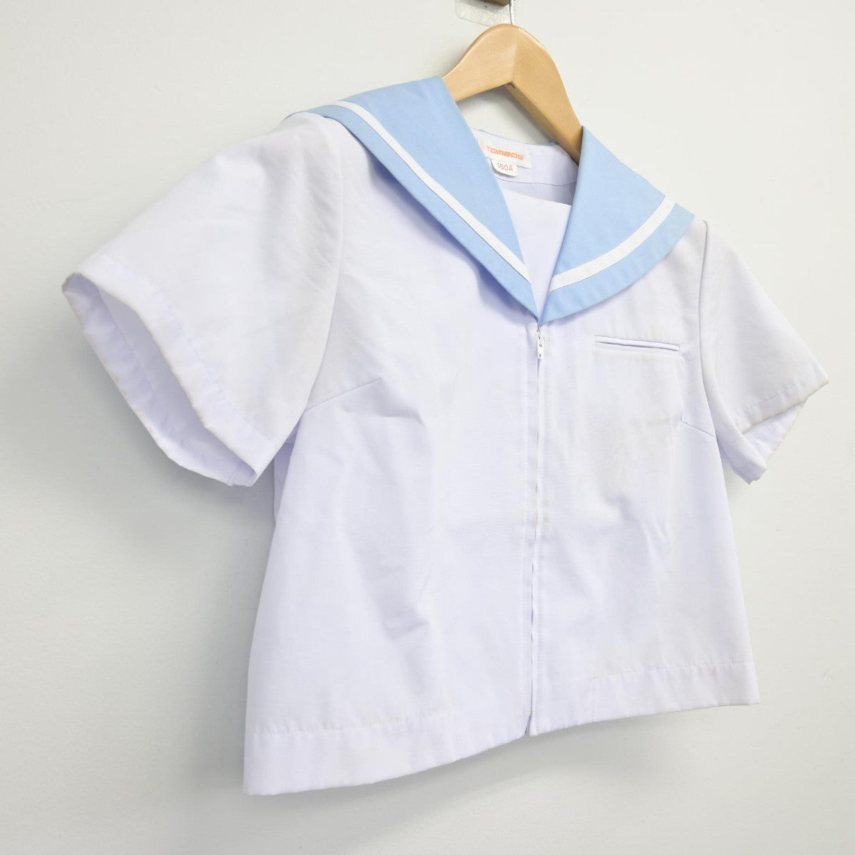 【中古】神奈川県 鵜野森中学校 女子制服 2点（セーラー服）sf037059