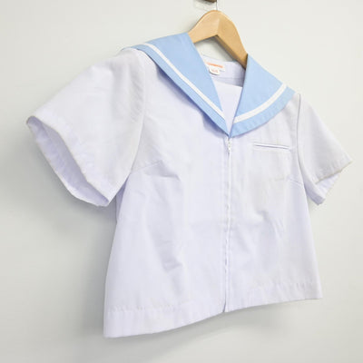 【中古】神奈川県 鵜野森中学校 女子制服 2点（セーラー服）sf037059