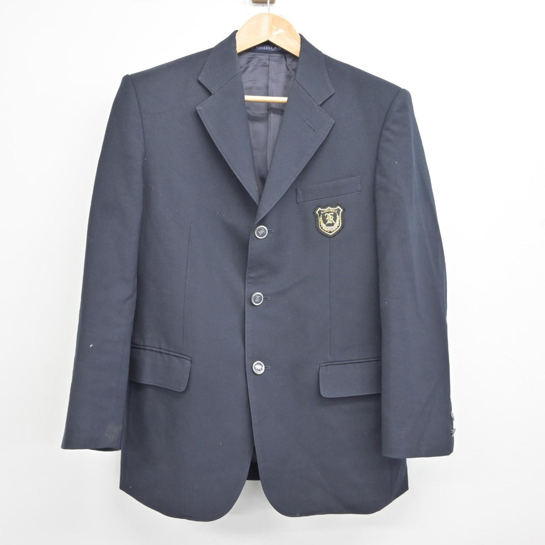 【中古】神奈川県 柏木学園高等学校 男子制服 2点（ブレザー・ズボン）sf037061