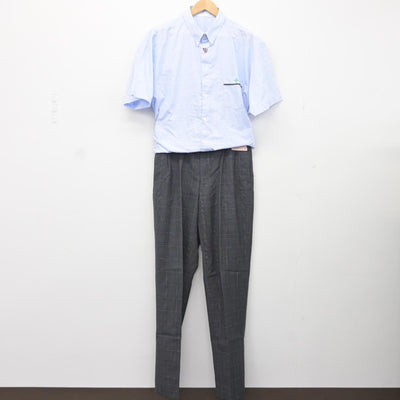 【中古】岐阜県 大垣日本大学高等学校 男子制服 3点（シャツ・ズボン）sf037082