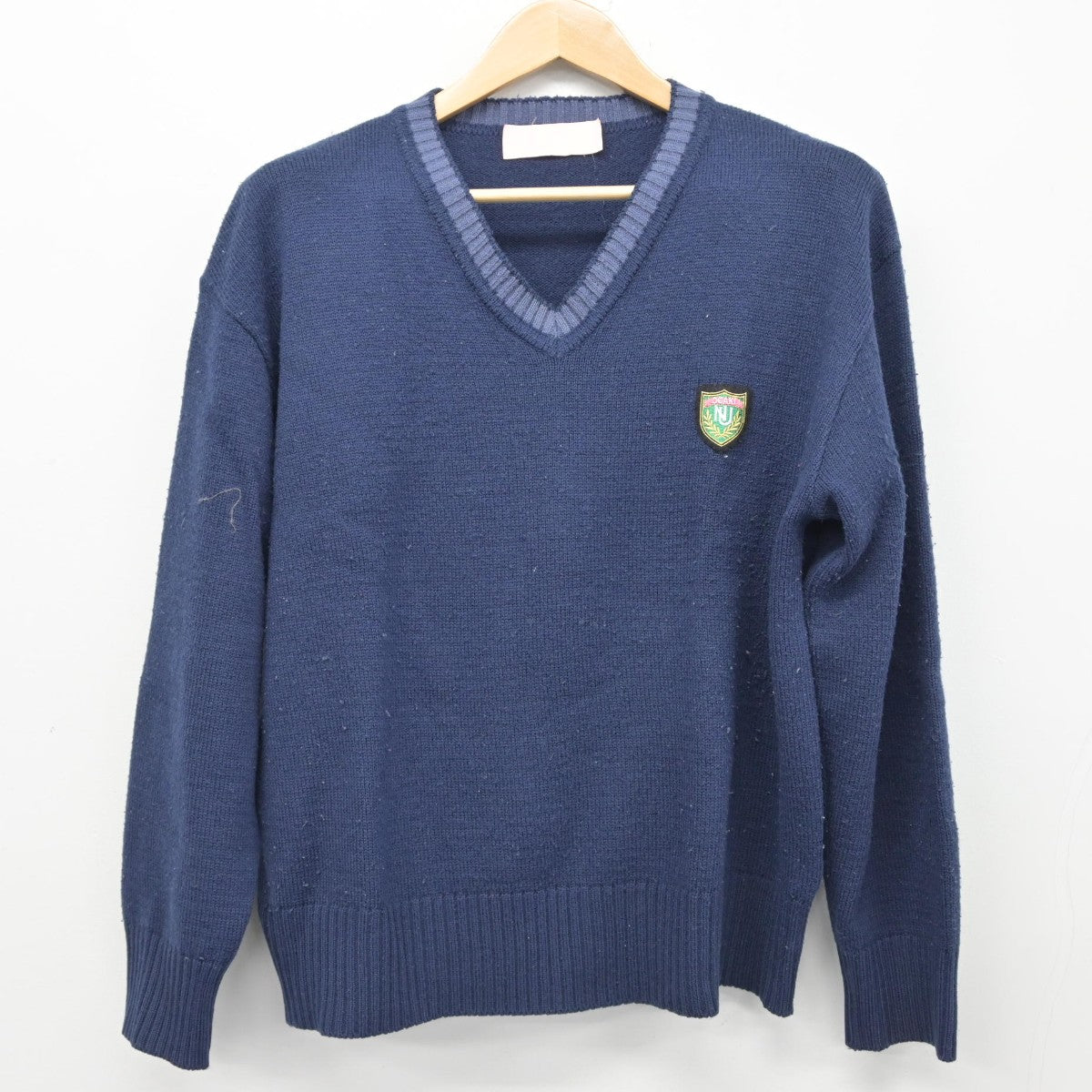 【中古】岐阜県 大垣日本大学高等学校 男子制服 3点（シャツ・シャツ・ニット）sf037083