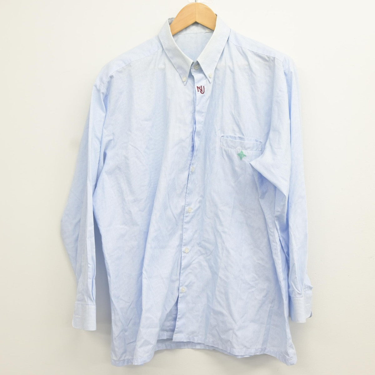 【中古】岐阜県 大垣日本大学高等学校 男子制服 3点（シャツ・シャツ・ニット）sf037083