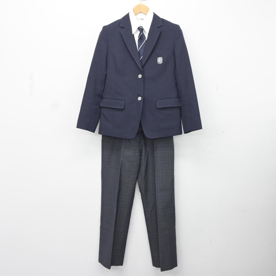 【中古】北海道 東海大学付属札幌高等学校 女子制服 4点（ブレザー・シャツ・ズボン）sf037111 | 中古制服通販パレイド