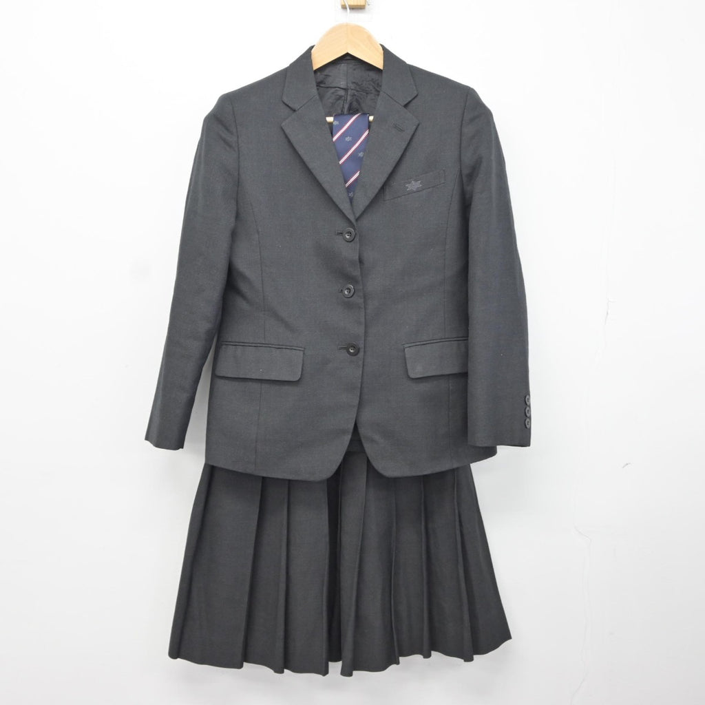 【中古】北海道 札幌白陵高等学校 女子制服 3点（ブレザー・スカート）sf037121