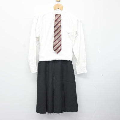 【中古】京都府 山城高等学校 女子制服 4点（ブレザー・シャツ・スカート）sf037145