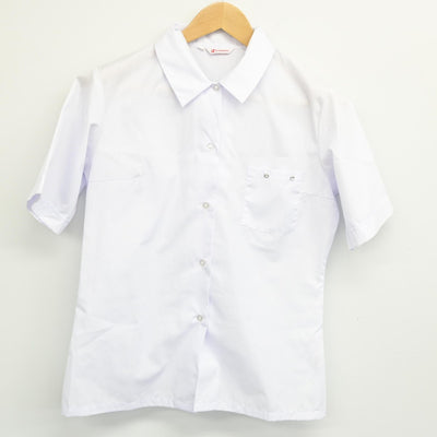 【中古】山梨県 富士川町立増穂中学校 女子制服 2点（シャツ・スカート）sf037149