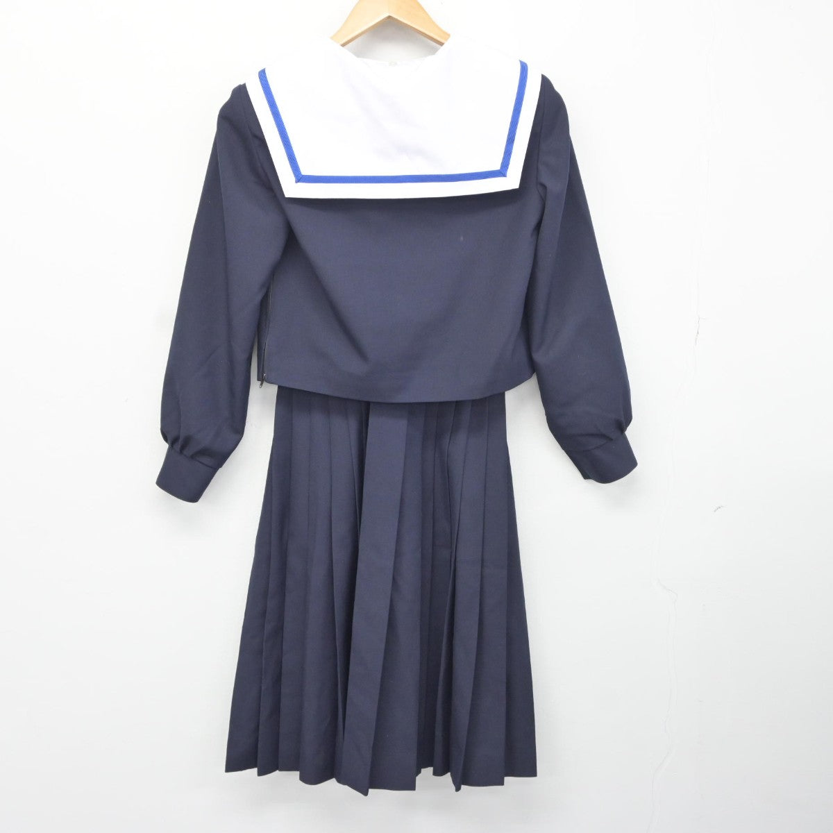 【中古】愛知県 刈谷南中学校 女子制服 3点（セーラー服・スカート）sf037151