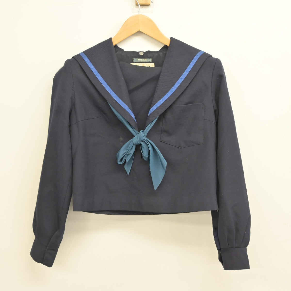 【中古】愛知県 刈谷南中学校 女子制服 3点（セーラー服・スカート）sf037152